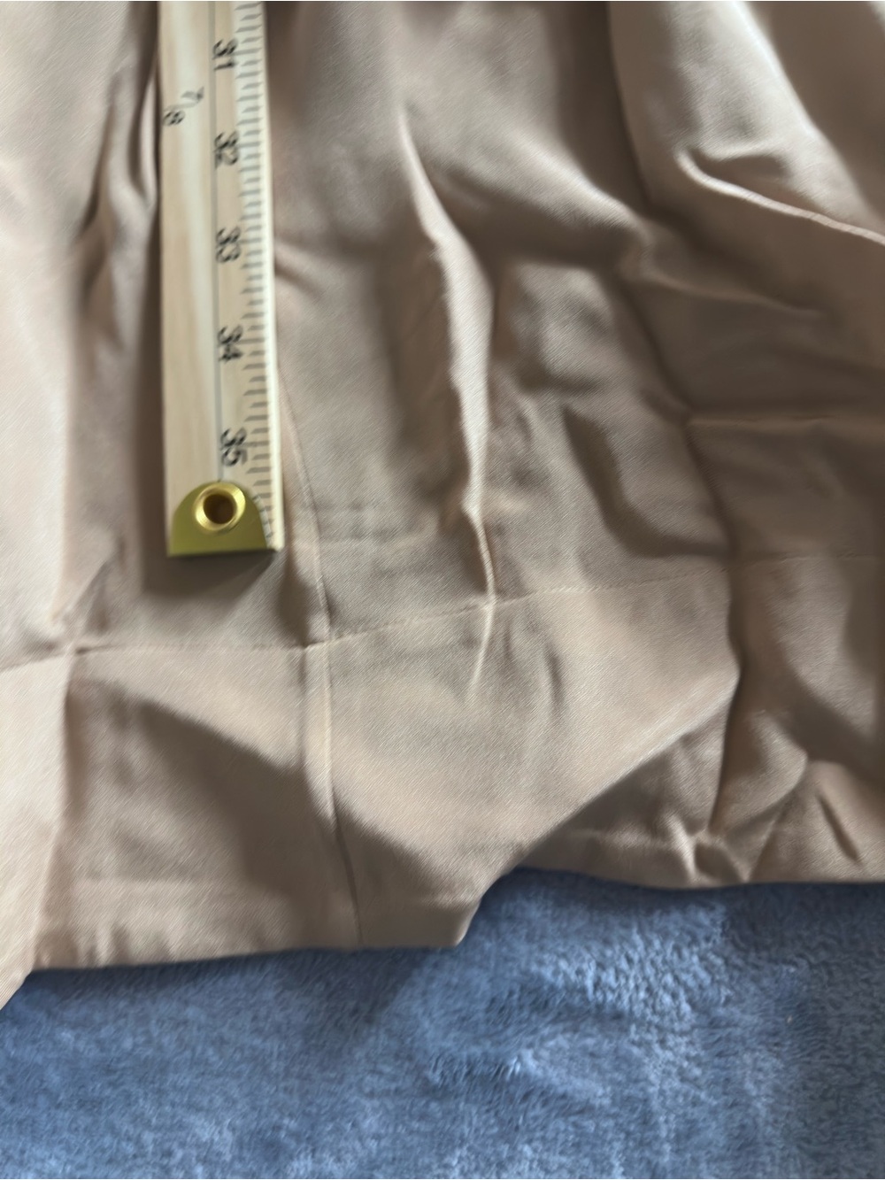 Eileen Fisher 100% Silk Kimono Jacket Women's XL Camel Open Front Belted Pockets - Picture 8 of 8